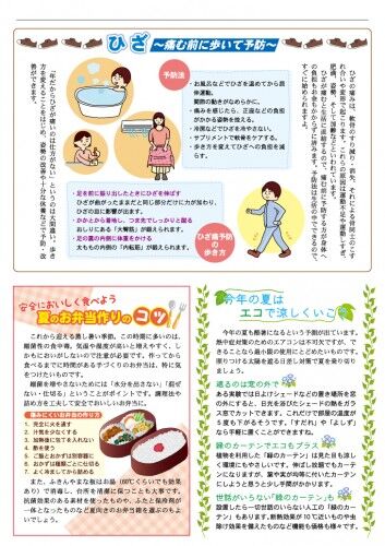 健康ニュース28年5月裏